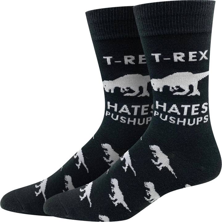T-Rex Push Up Socks for wholesale by Sock Harbor / Bigfoot Sock Co.