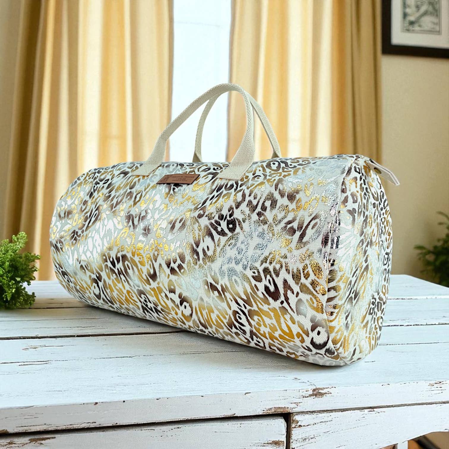 Emmanuel Création – wholesale Weekender bag – Unisex – Duffle bag, "Savannah" white0