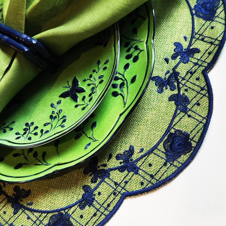 Iza Silva -Luxury Tableware - Wholesale Dinner & Cloth Napkin - The Original -Florentine Collection -Napkins -Various Colors21