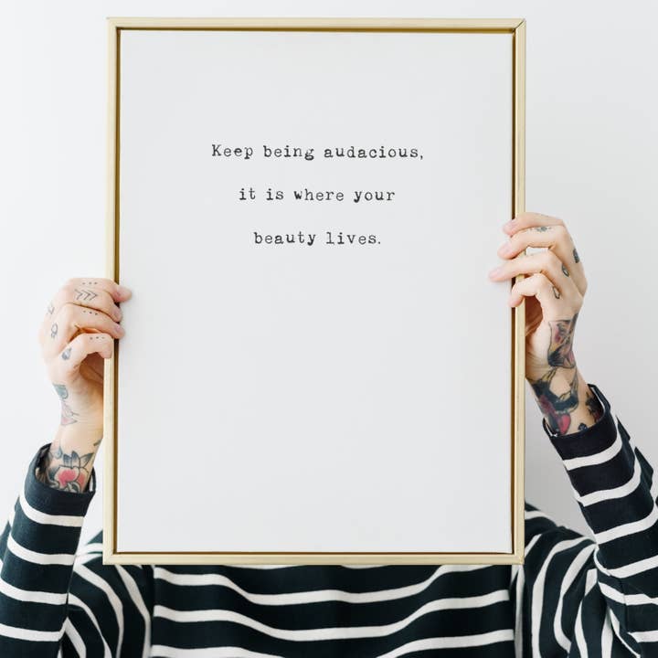 Audacious | Kunstdruk voor wholesale door LILOU