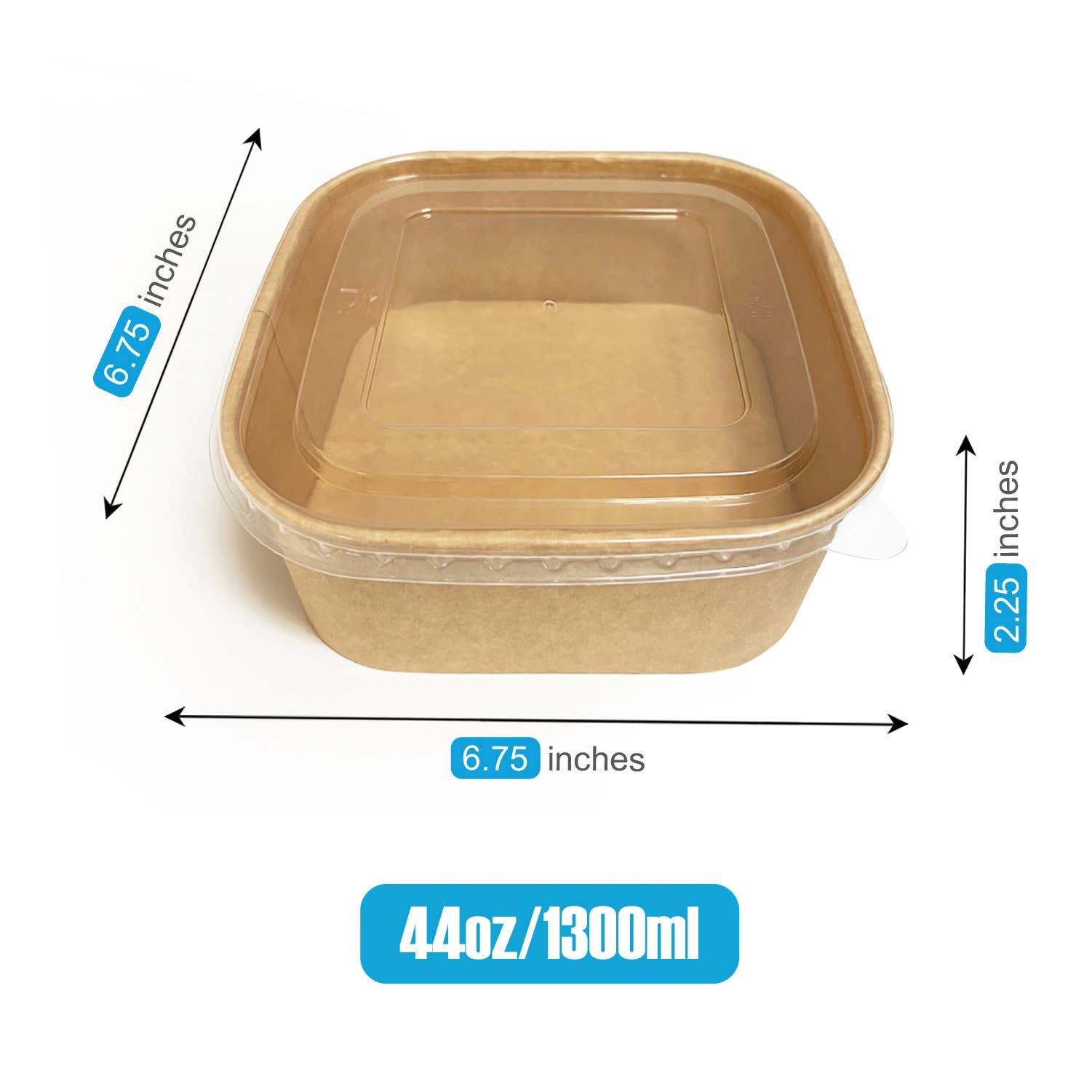 Kis Paper - Wholesale Food Storage Container - Kraft Paper Food Container with PP or Paper Lid1
