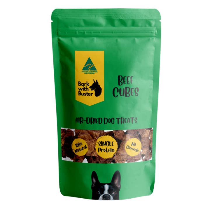 Beef Lung Cube Treats for wholesale by Bark with Buster