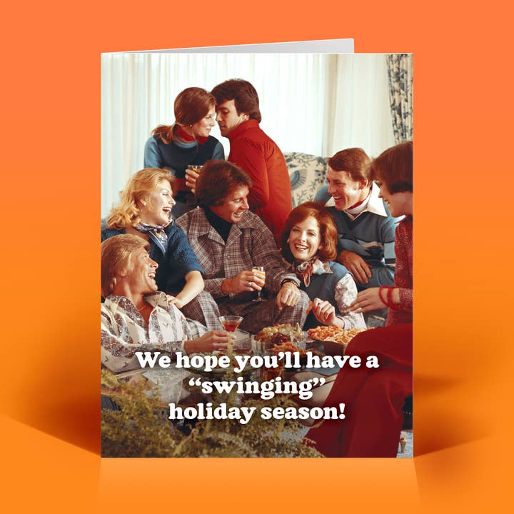 Cartão de Férias Swingers por atacado de The Raccoon Society