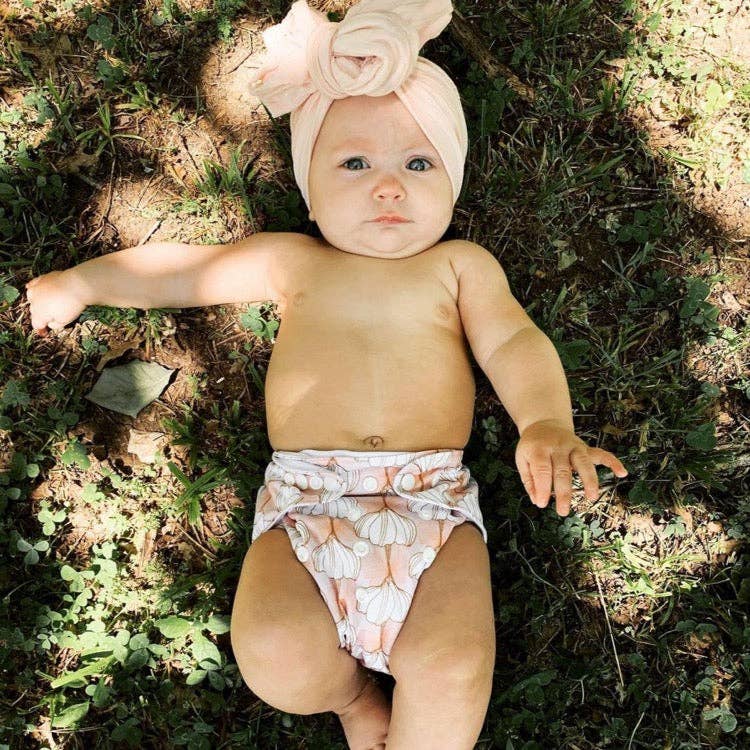 Nora’s Nursery - Venta al por mayor Pañales de tela - Bebés - Magnolia - Pañales ajustables de gamuza ecológicos de 15 piezas5