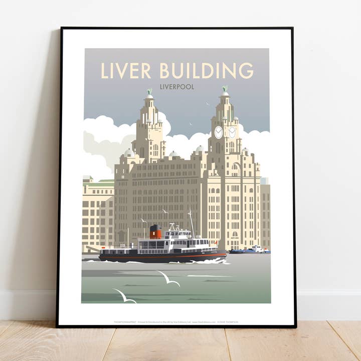 Star Editions – wholesale Art print – Liver Building By Artist Dave Thompson - Premium Art Print1