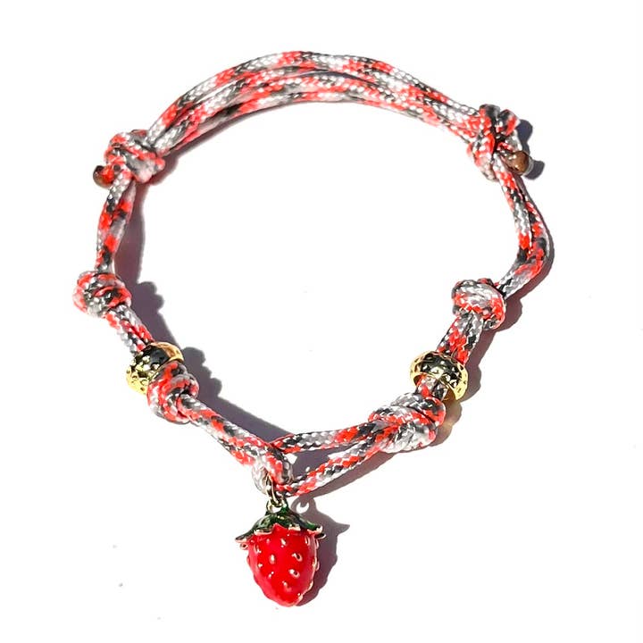 Heather Kahn - Wholesale Charm/Dangle Bracelet - Strawberry Trinkets & Doodads Bracelet