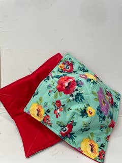 Mama Cees Creations - Wholesale Kitchen Tool/Gadget - Green multi colored microwave bowl cozy0