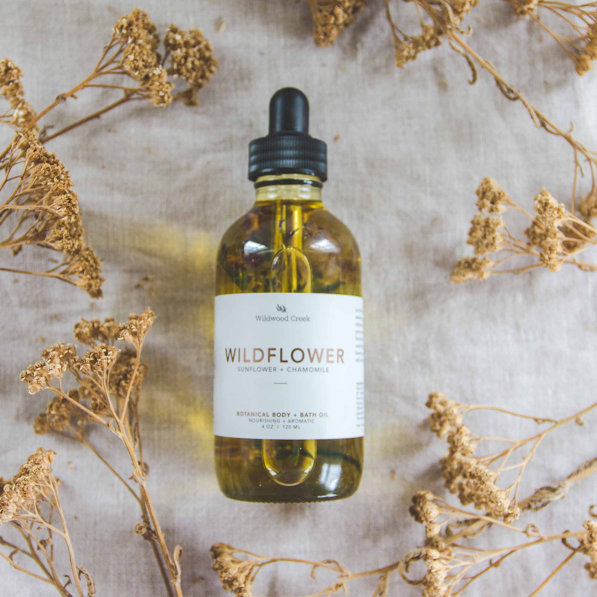 Wildwood Creek - Wholesale Bath/Body Oil - Wildflower Nourishing Natural Body + Bath Oil |Vegan Organic2