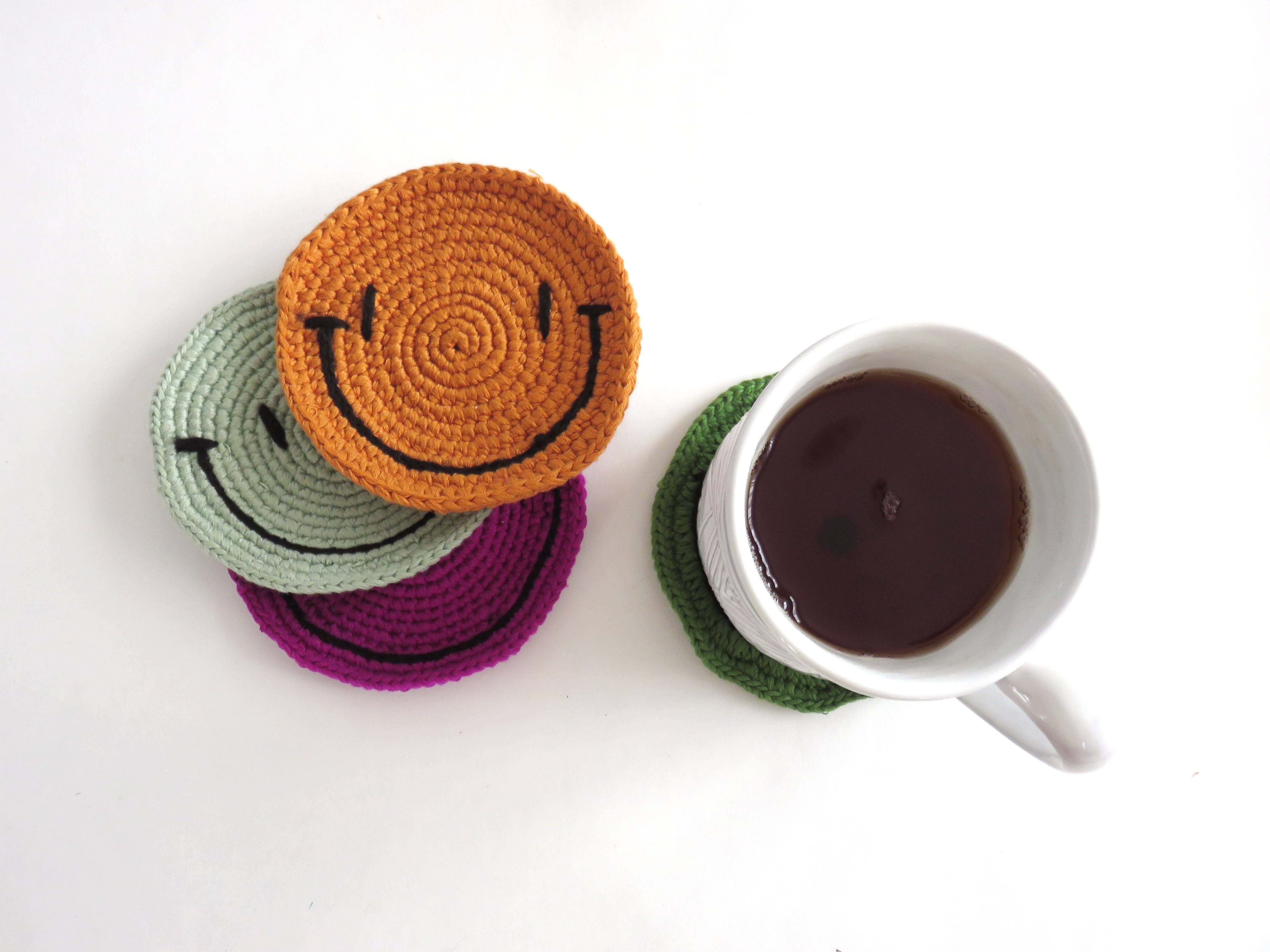 Impactful Market - Wholesale Coasters - Happy Face Coasters1