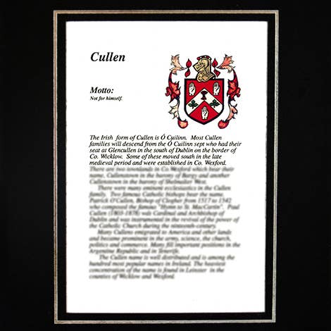 Family Histories – wholesale Art print – Cullen1