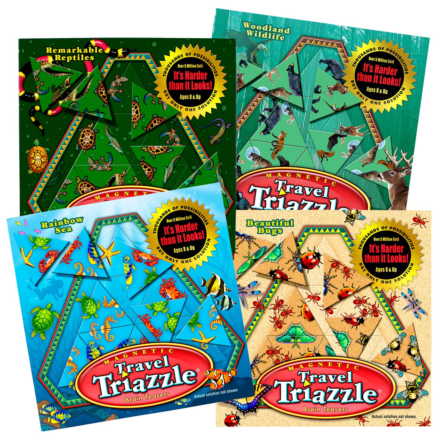 Channel Craft - Wholesale Puzzle - Kids - Travel Triazzle Puzzle Assortment0