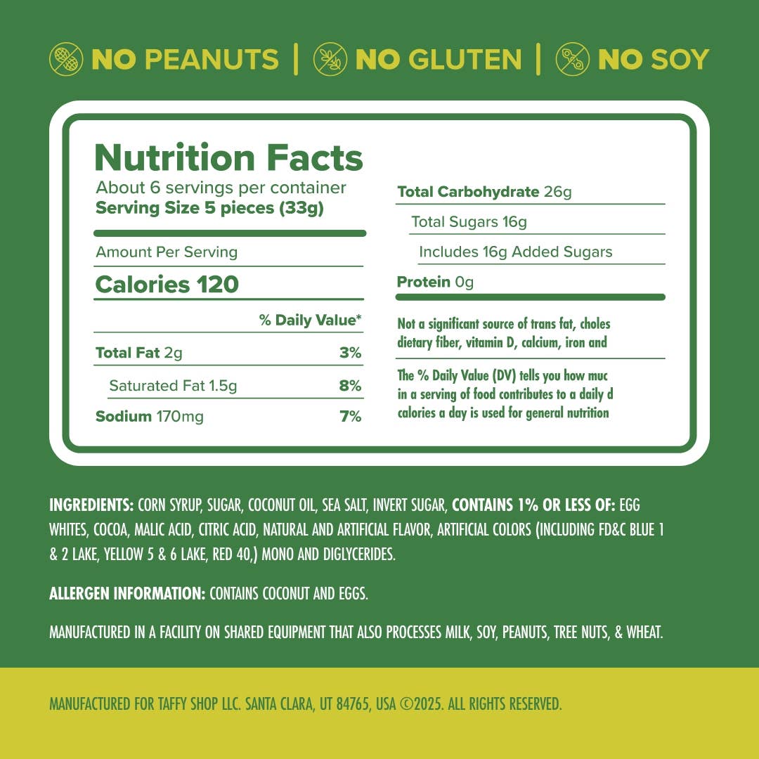 Taffy Shop - Wholesale Taffy - Kind of a Big Dill™ Taffy Bag5