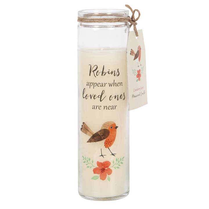 Something Different Wholesale - Wholesale Jar/Filled Candle - Robins Appear Cranberry Tube Candle