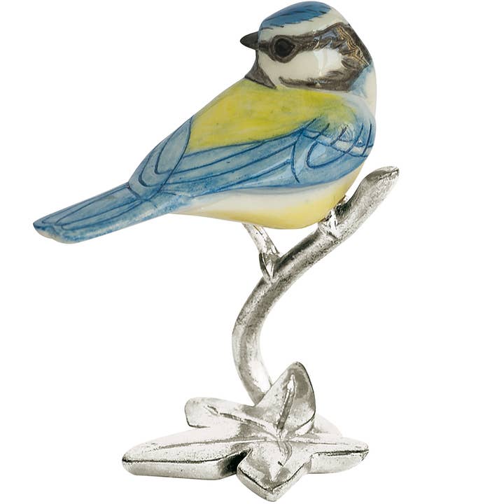Blue Tit Decorative Ornamental Bird Wildlife Figurine for wholesale by Nature's Realms