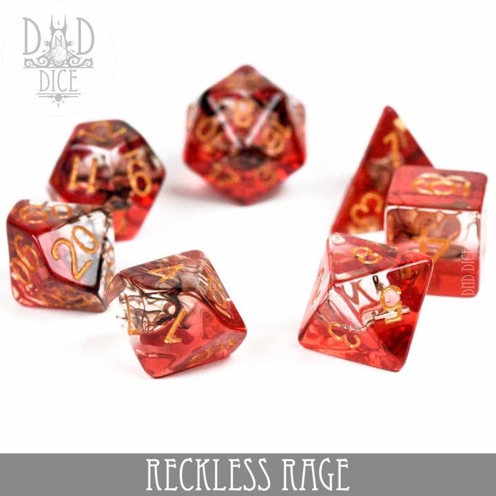 DNDDICE.COM - Wholesale Dice - Reckless Rage