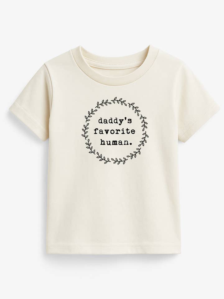 T-shirt Enfant Bio Préféré de Papa pour la vente par Tenth & Pine