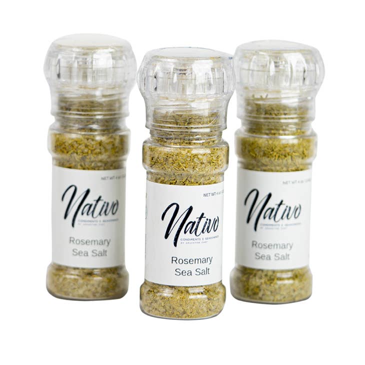 Nativo Spices – wholesale Salt – Nativo Spices Rosemary Salt/ Salt grinder