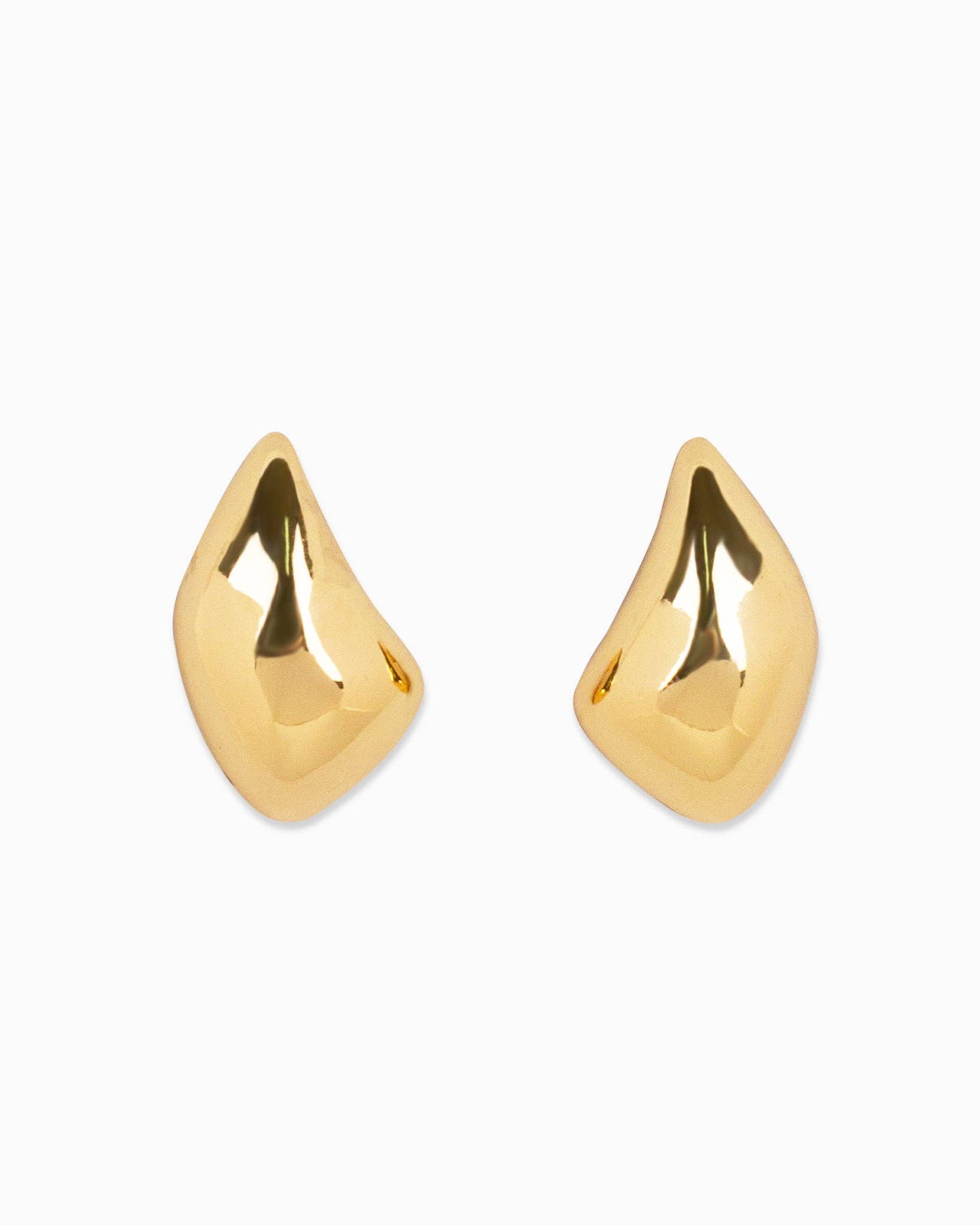 Sessori - Wholesale Hoop Earrings - Abstract Bold Gold Hoop Set, Set of 32