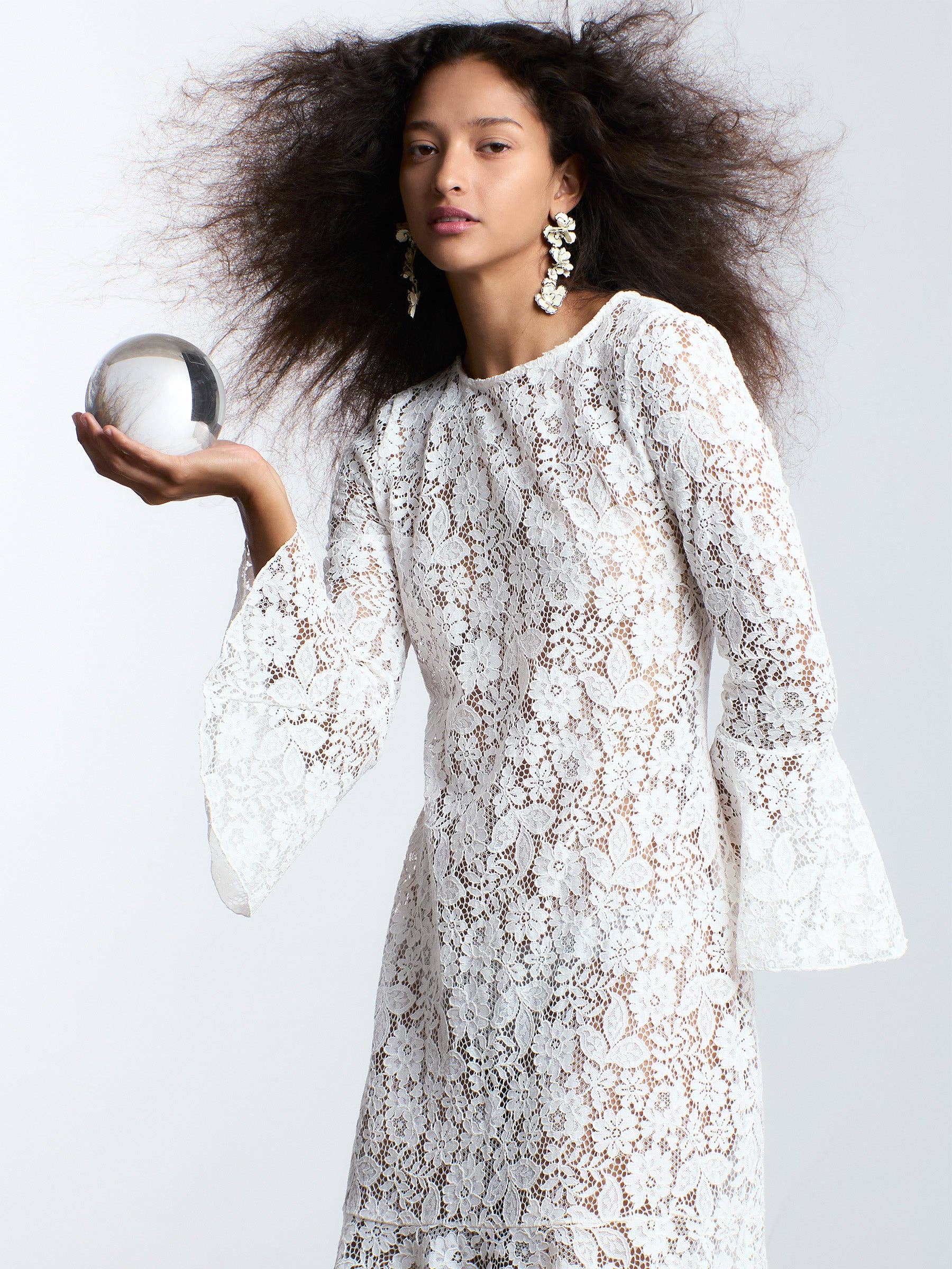 CARMEN SAYS - Wholesale Dress - Women's - Jester White Lace Dress5