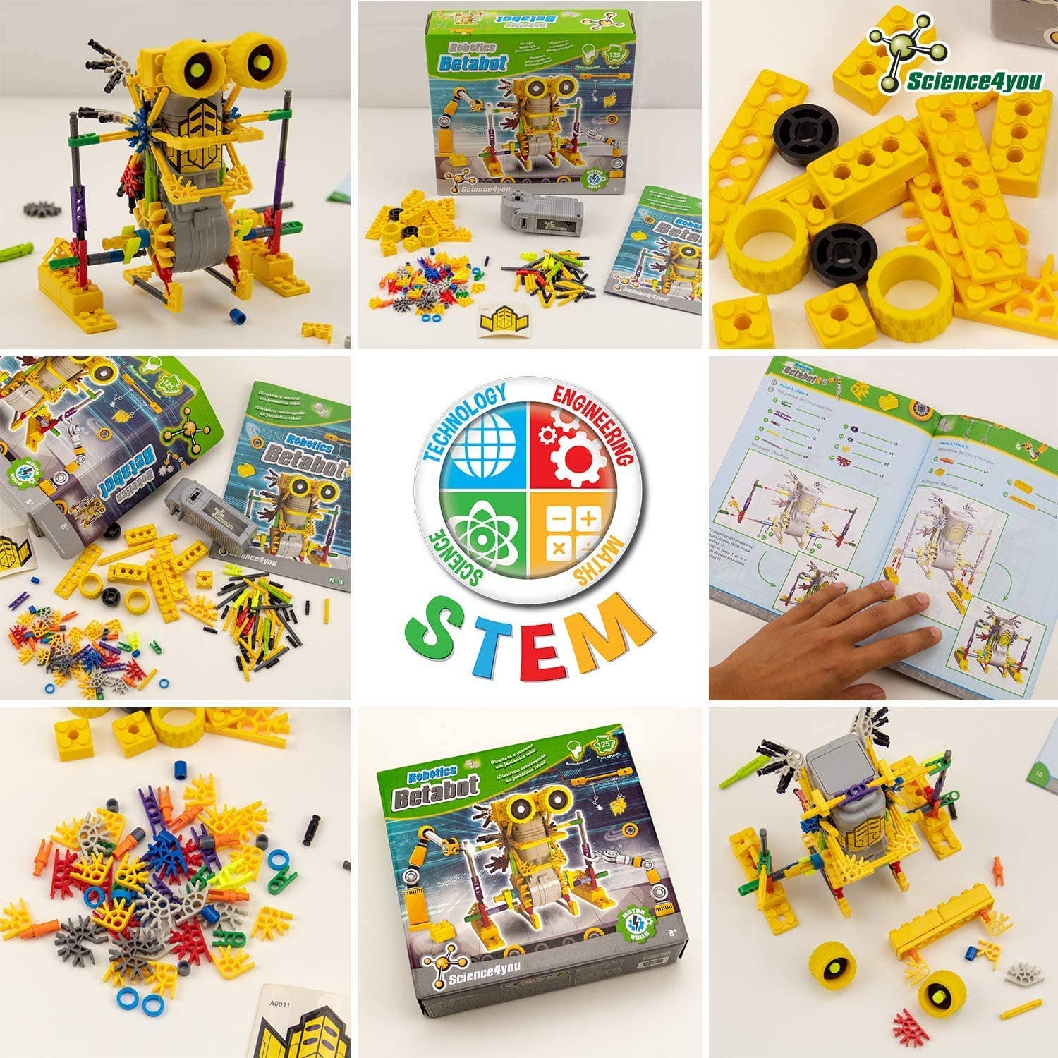 Science4you - Wholesale Building Set - Kids - Robot Betabot - STEM Toys for Kids (in 9 languages)8