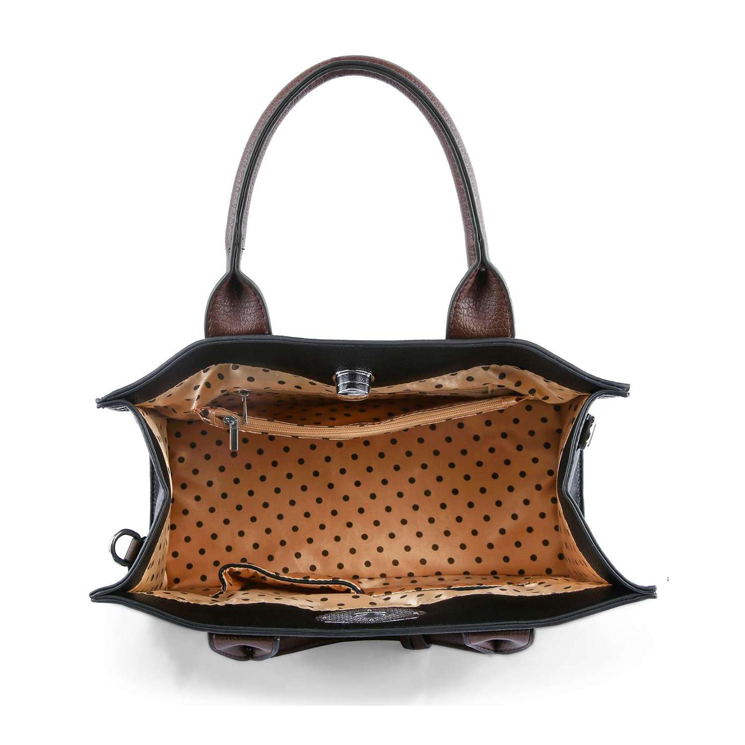 Handbag Express - Wholesale Top Handle Bag - Women's - Accessorized Twist-Lock Handbag4