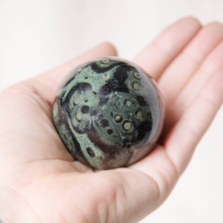 Tiny Rituals - Wholesale Spiritual Stone/Crystal - Kambaba Jasper Sphere - AAA Premium Quality56