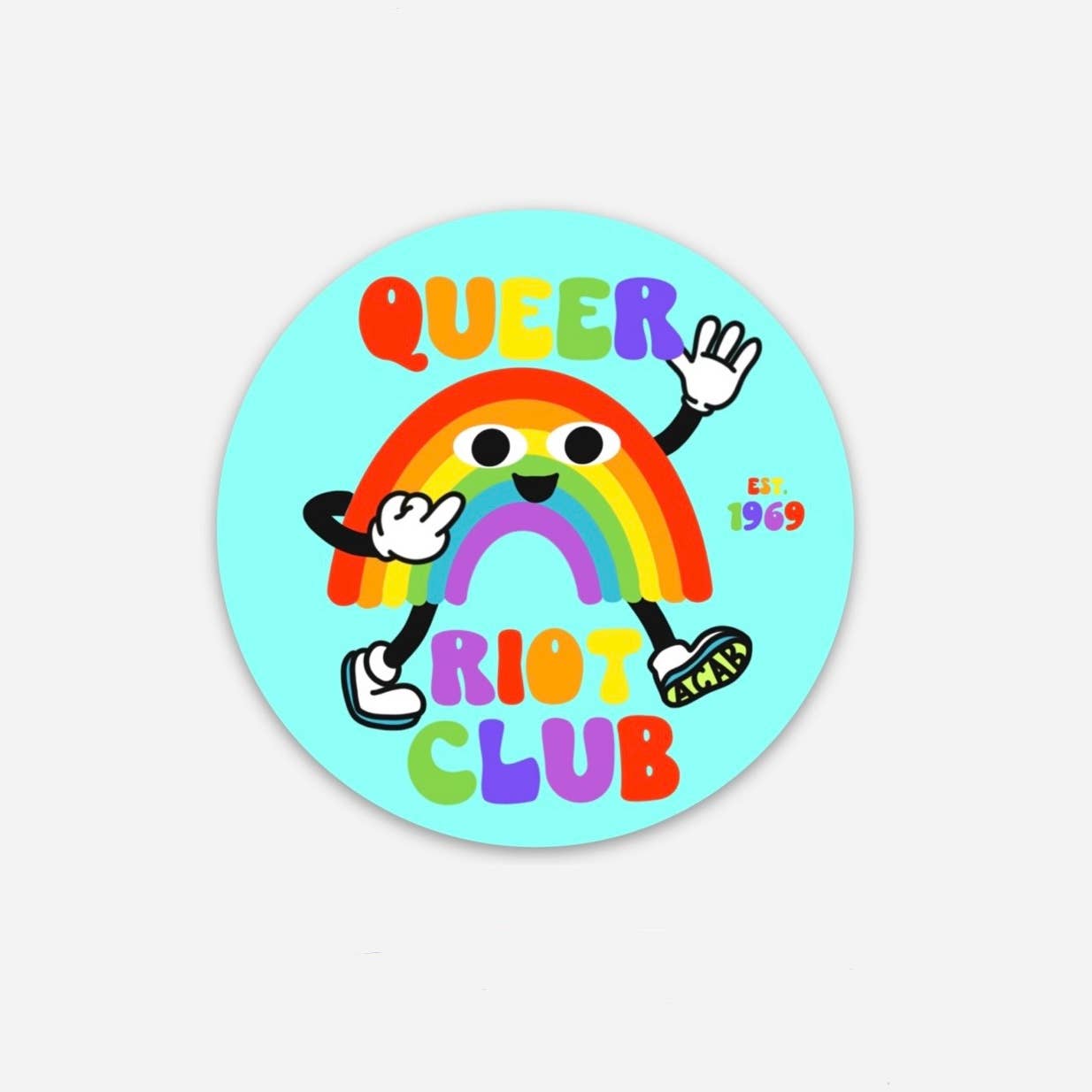Liminal Moon Art Club - Wholesale Sticker - Queer Riot Club Sticker