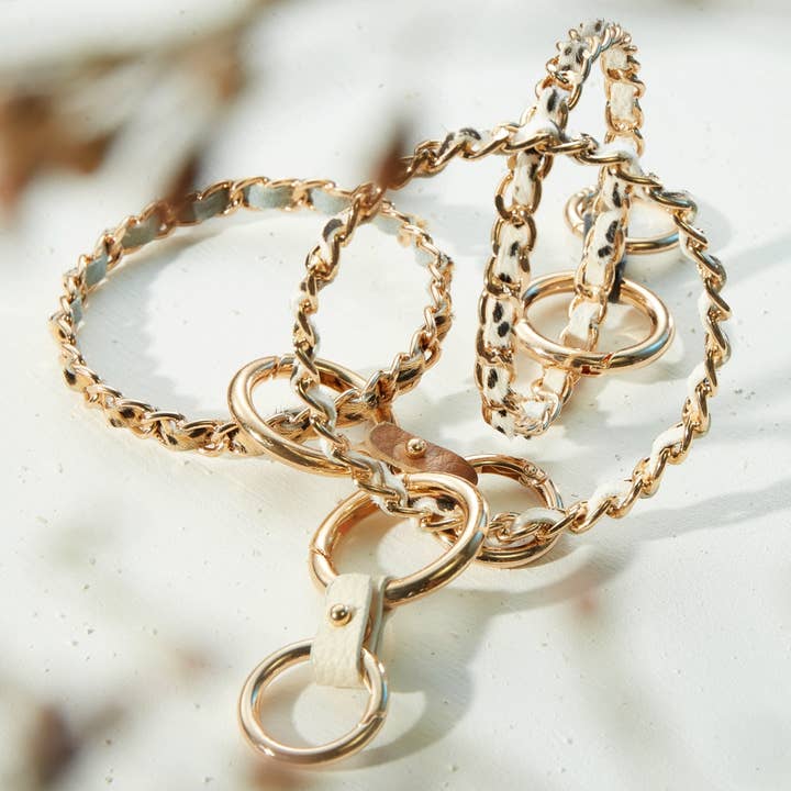 Frem – Großhandel Schlüsselanhänger-Armbänder – Schlüsselanhänger aus echtem Leder mit Tiermotiv