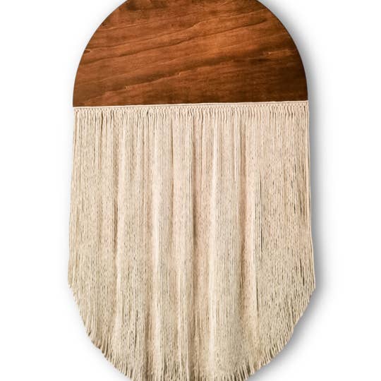Imoha - Wholesale Decorative Panel - Macrame wandpaneel Wood Natural