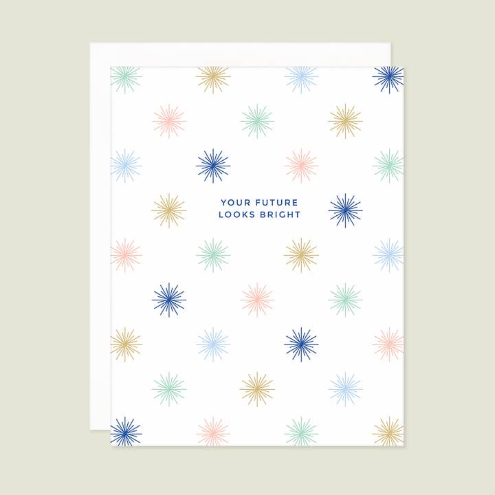 Carte Sunburst «Votre avenir s'annonce radieux» pour la vente par Missive