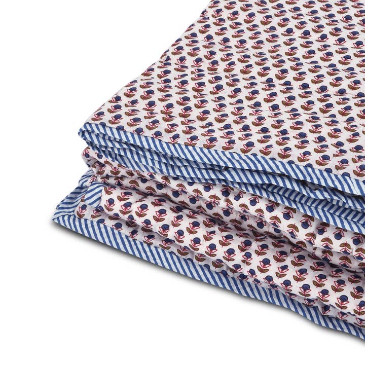 Fabricrush - Wholesale Quilt - Fabricursh Pure Cotton Block Print Comforter Quilt 3