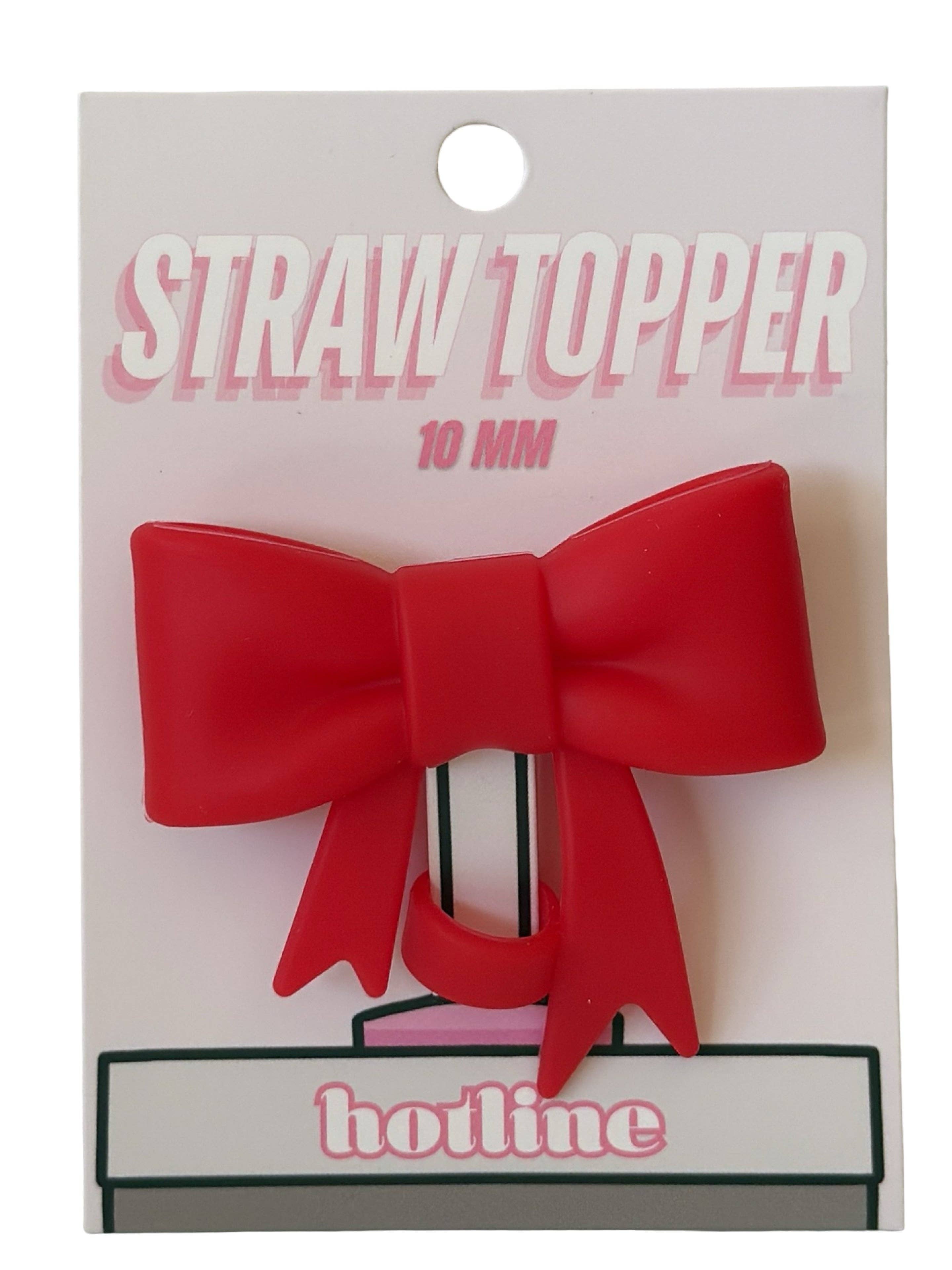 Shop Hotline - Wholesale Drink Topper - Large Bow Straw Toppers6