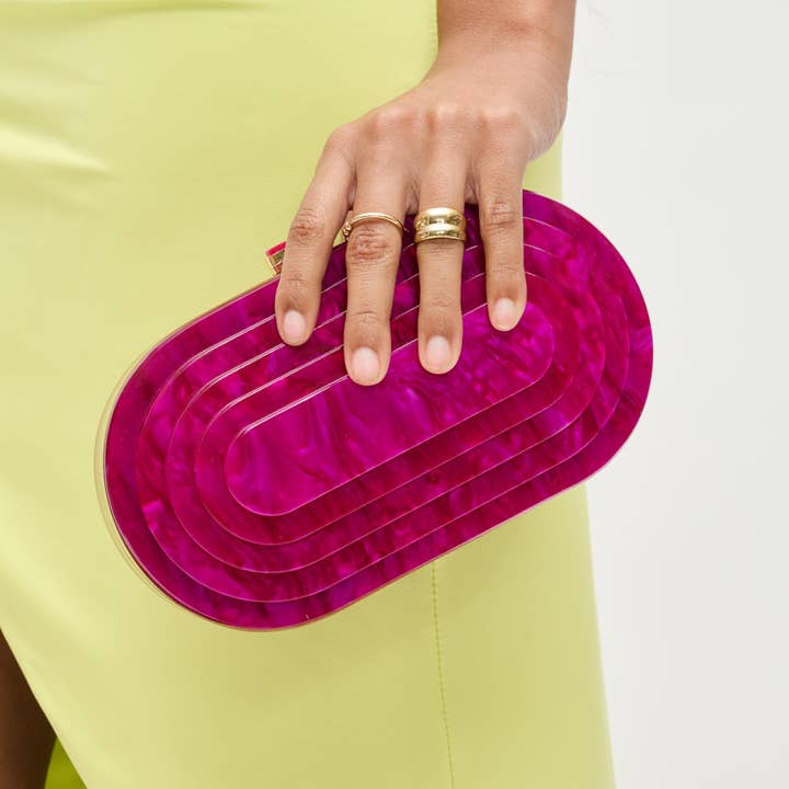 Urban Expressions - Wholesale Clutch Bag - Women's - Jimberly Acrylic Evening Bag