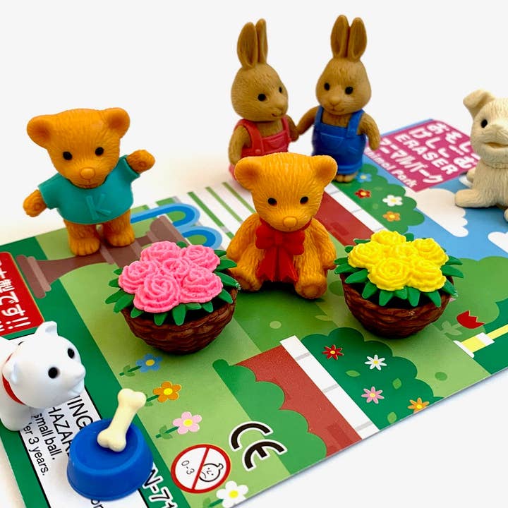 BCmini - Wholesale Eraser - 382911 Iwako Animal Park Eraser Card4