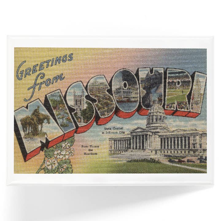 MAGNET Greetings from Missouri for wholesale by Lantern Press