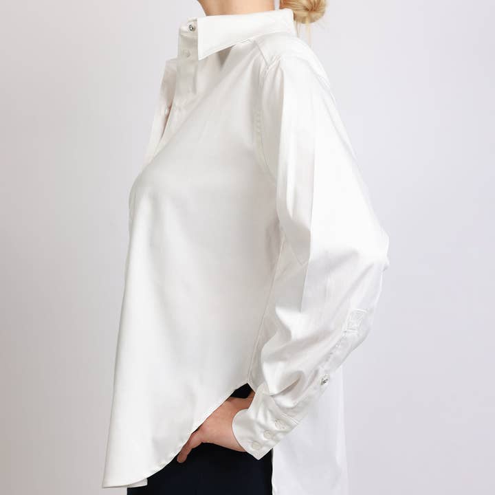 Women's Boyfriend Shirt in White and other Purchase wholesale enzo shirts. Free returns & net 60 terms on Faire trending on Faire.