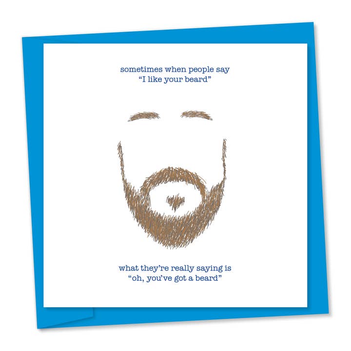 du hast einen Bart für den Großhandel von viewbyrufus