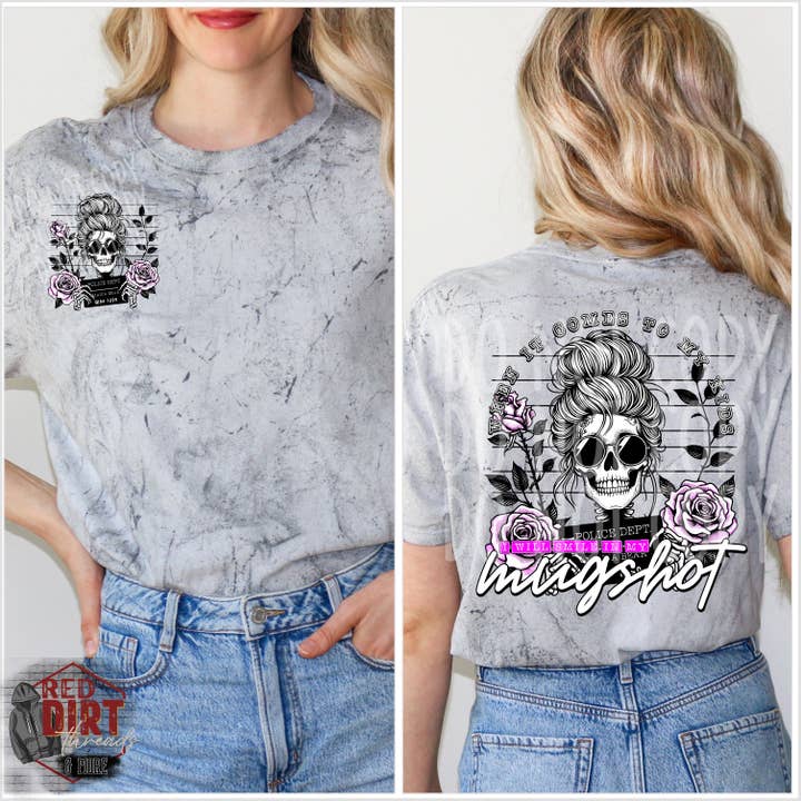 When it Comes to My Kids I will Smile in My Mugshot DTF Transfer | Trendy Mom DTF Transfer | Ready to Press | High Quality DTF Transfers for wholesale by Red Dirt Transfers