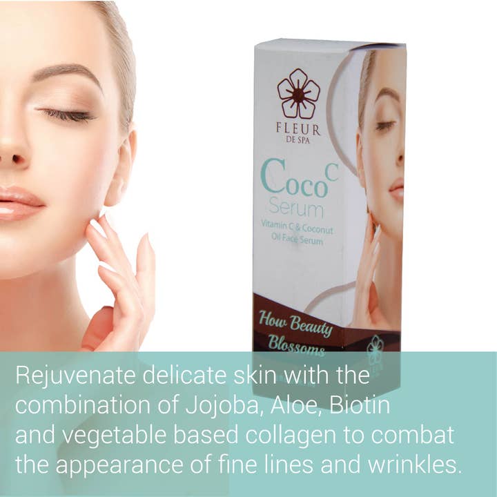 Fleur De Spa – wholesale Anti-aging fuktkräm – Coco C | Vitamin C & Kokosolja ansiktsserum för Anti-aging2