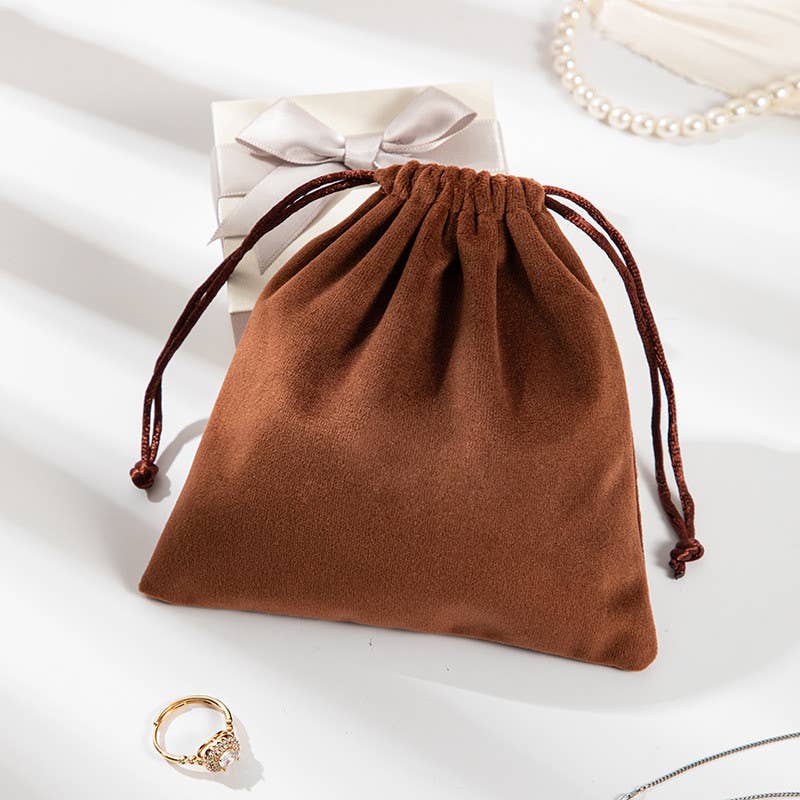 Zakka - Wholesale Gift Bag - 50 pcs Silky Velvet Pouch 2.75" x 3.5" Super Soft Gift Bag3