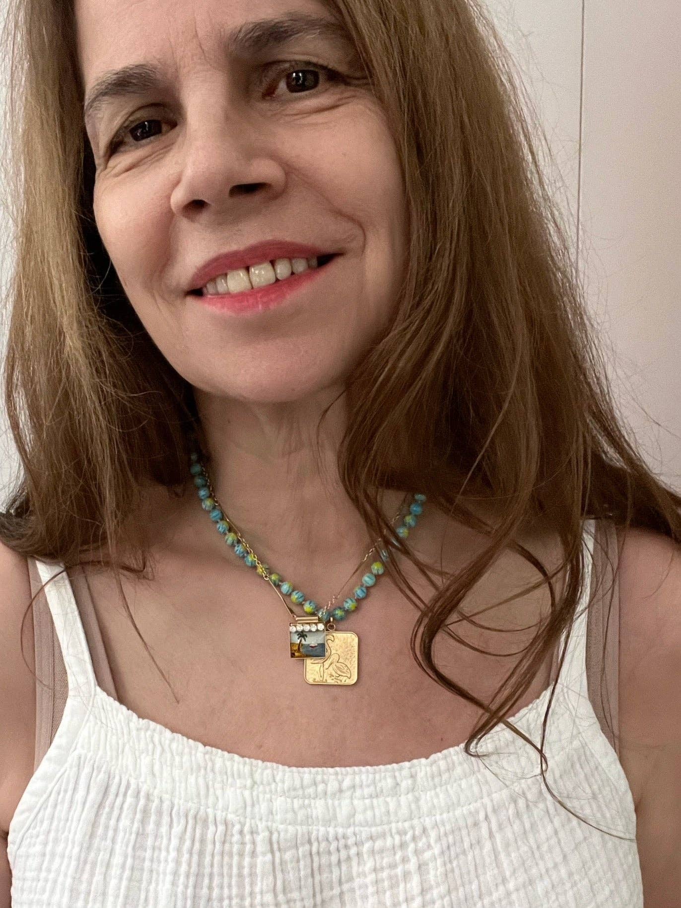 Sandrine France Studio - Wholesale Pendant/Charm Necklace - Golden Necklace1