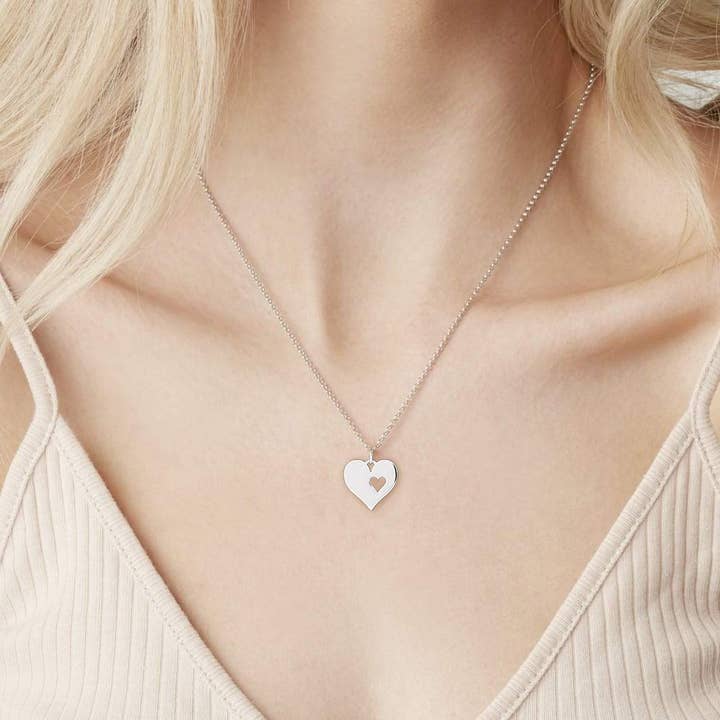 A Charmed Impression - Wholesale Halskettinghanger - Herdenkingsketting • Sympathiegeschenken voor vrouwen • Zilver • Verlies van echtgenoot, ouder, baby • Miskraam, Miskraam, Verdriet • Herinneringsjuwelen • Mama, papa, grootmoeder • Ik draag je hartbedeltje