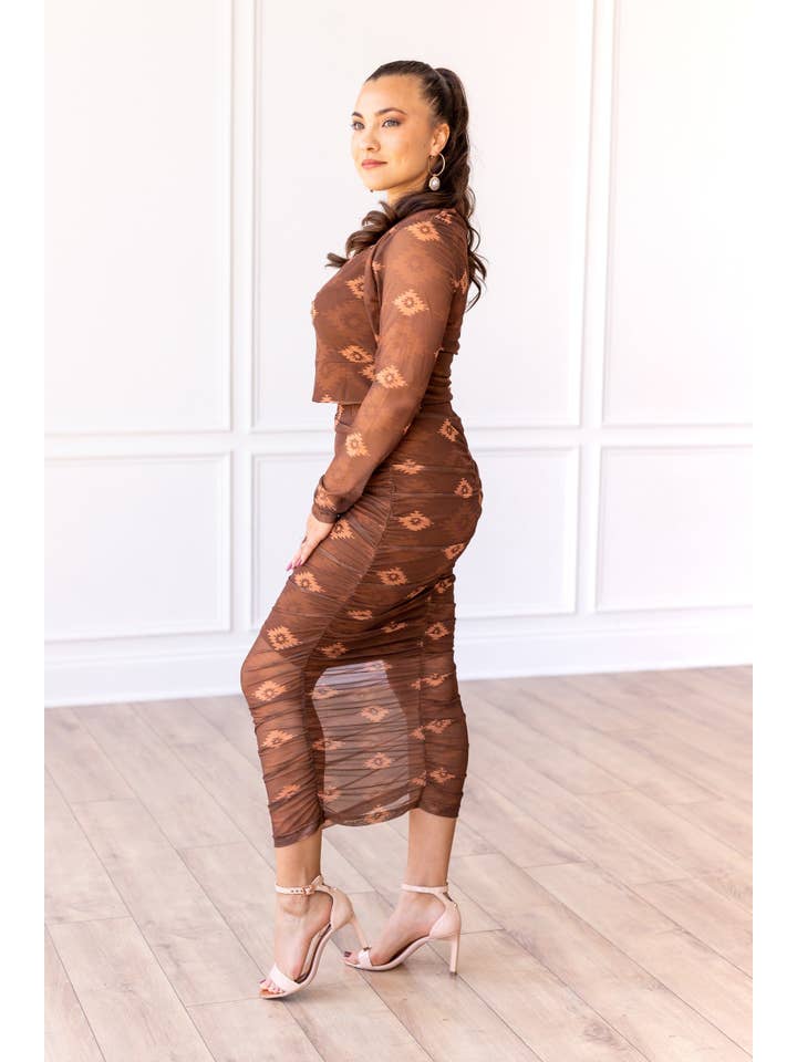 Aztec Copper Mesh Top Aztec Copper Mesh Top