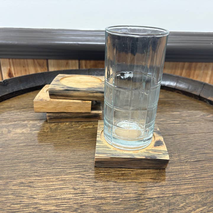 Barrel-Art - Wholesale Onderzetters - Whiskeyvat Onderzetters | Set van 48