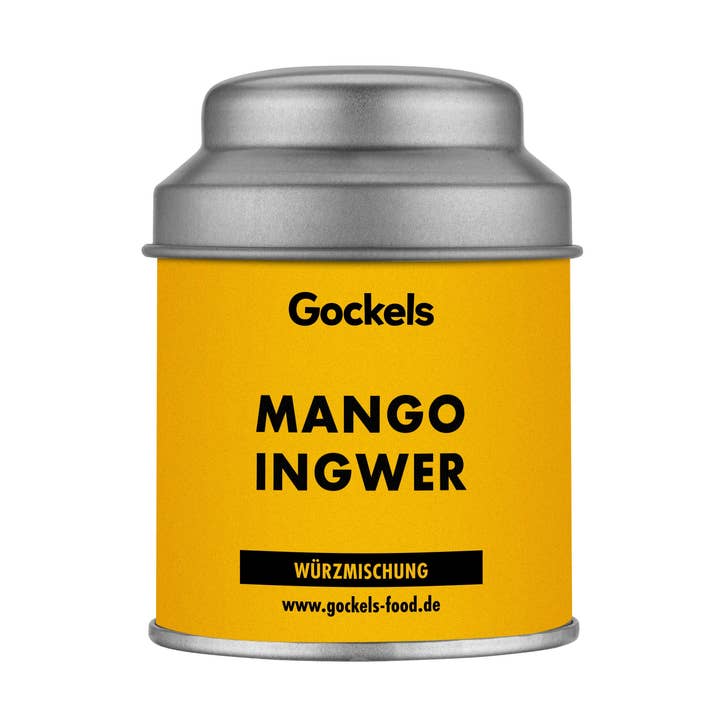 Mélange d’épices mangue et gingembre pour la vente par Gockels Genussmanufaktur