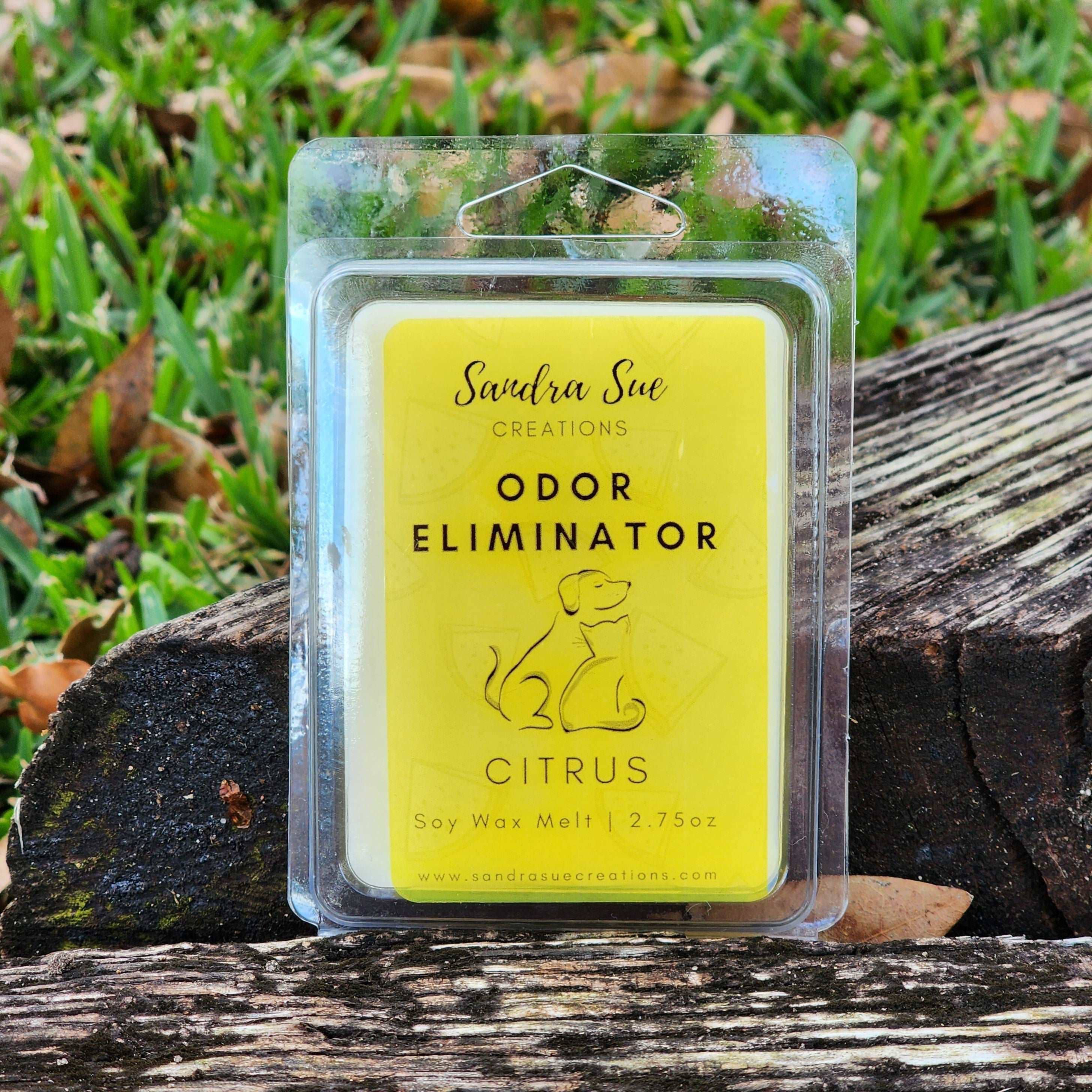 Sandra Sue Creations LLC - Wholesale Wax Melt - Odor Eliminating Soy Wax Melt, 2.75oz | Citrus or Linen2