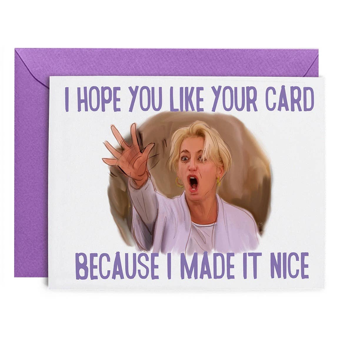 Hello Harlot - Wholesale Everyday Greeting Card - Dorinda Made it Nice Card0