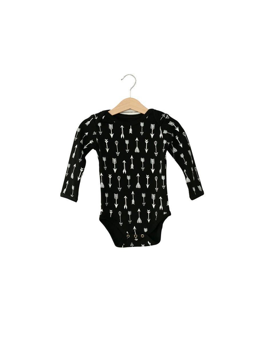 Modern Burlap - Wholesale Bodysuit (Non-Footed) - Baby - Organic Long Sleeve Bodysuit | Solids & Prints1