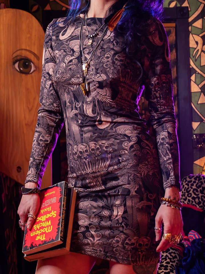 Bone Church Mini Dress for wholesale by Pretty Snake