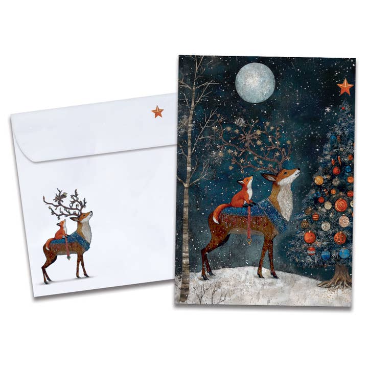 Starry Wonder Holiday SKU 22385 for wholesale by Tree-Free Greetings